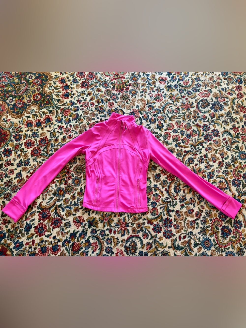 Lululemon Define Cropped Zip Up Jacket Excellent Condition Size 6